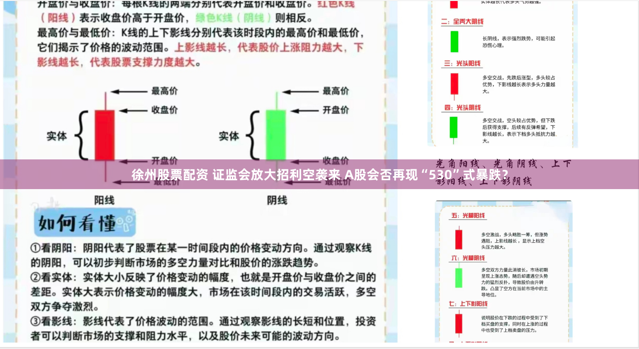 徐州股票配资 证监会放大招利空袭来 A股会否再现“530”式暴跌？